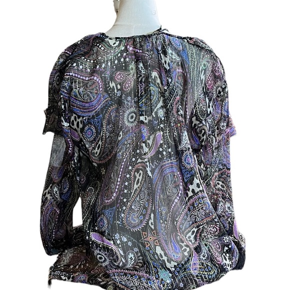 Roberto Cavalli Woman Silk Woven Blouse. Size 48 - Picture 2 of 11